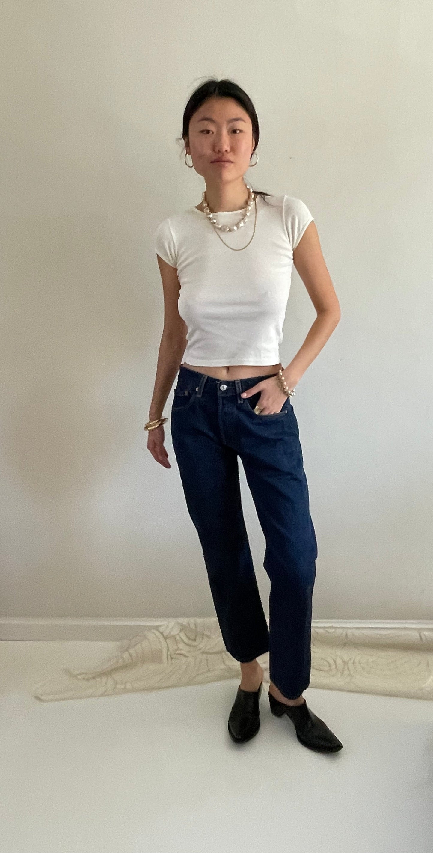 RESERVED vintage Levi's 501 button fly dark wash Levis jeans size 29 x 29