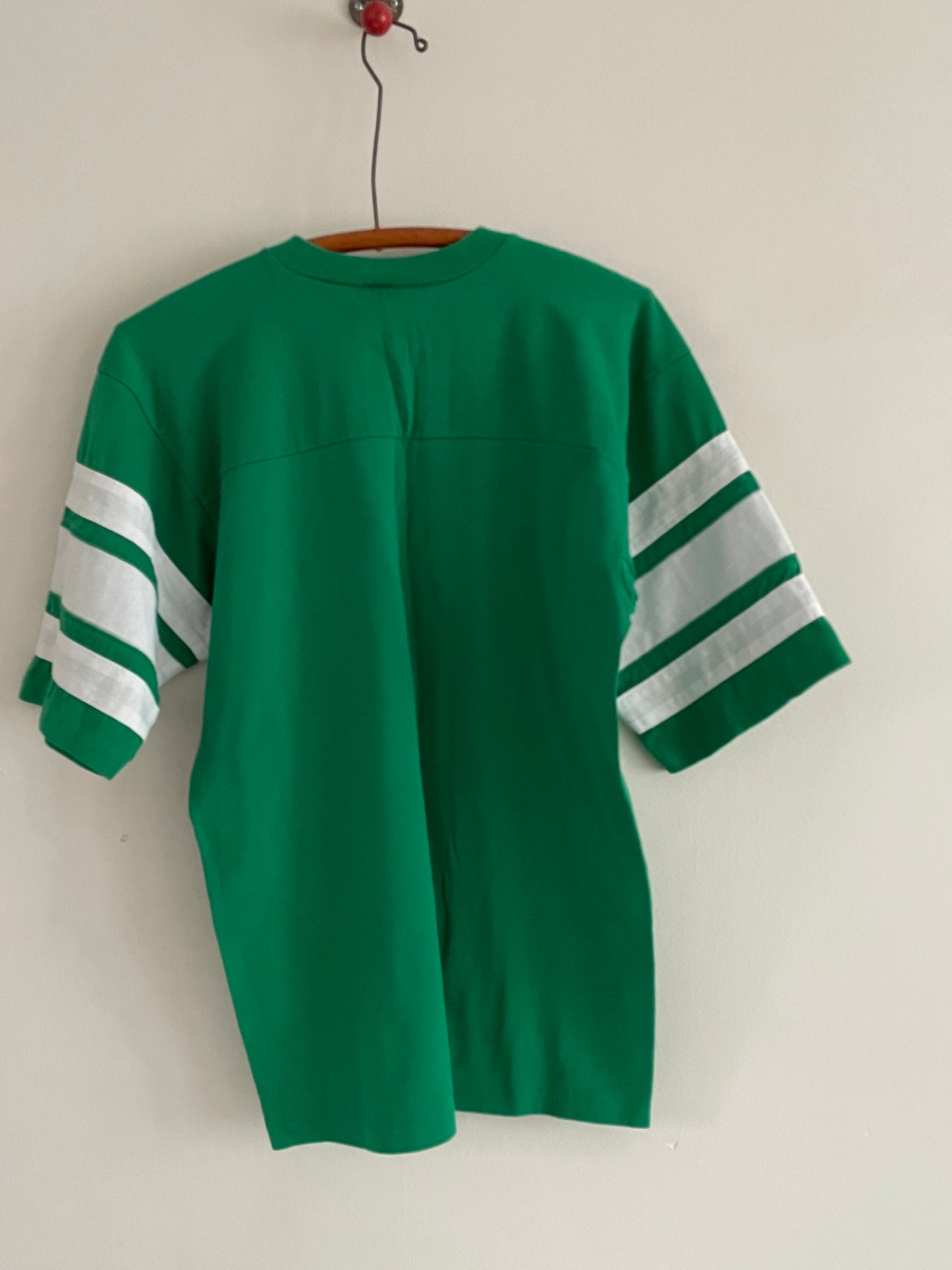 Vintage 90s Philadelphia Eagles Kelly Green Football T-Shirt Jersey Boyfriend Shirt L