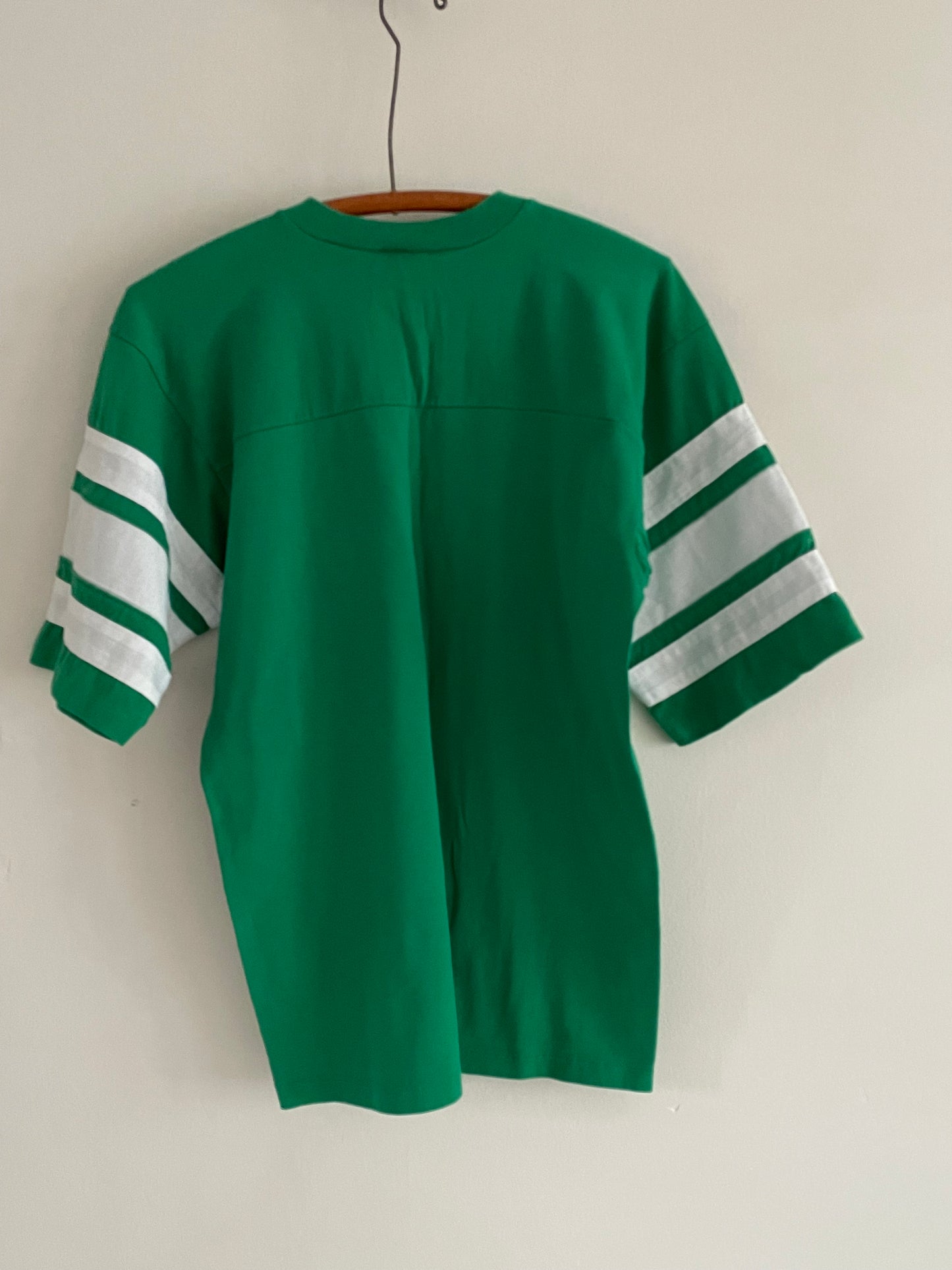 Vintage 90s Philadelphia Eagles Kelly Green Football T-Shirt Jersey Boyfriend Shirt L
