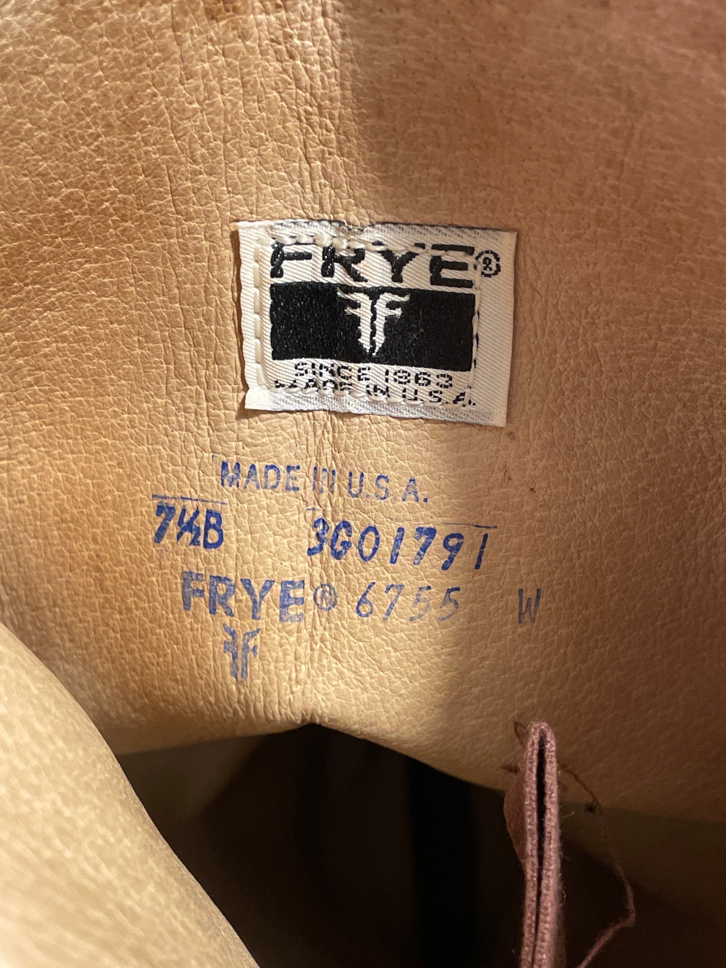 Vintage 70s Frye Campus Boots Tall Chestnut Brown Leather Campus Boots 7.5
