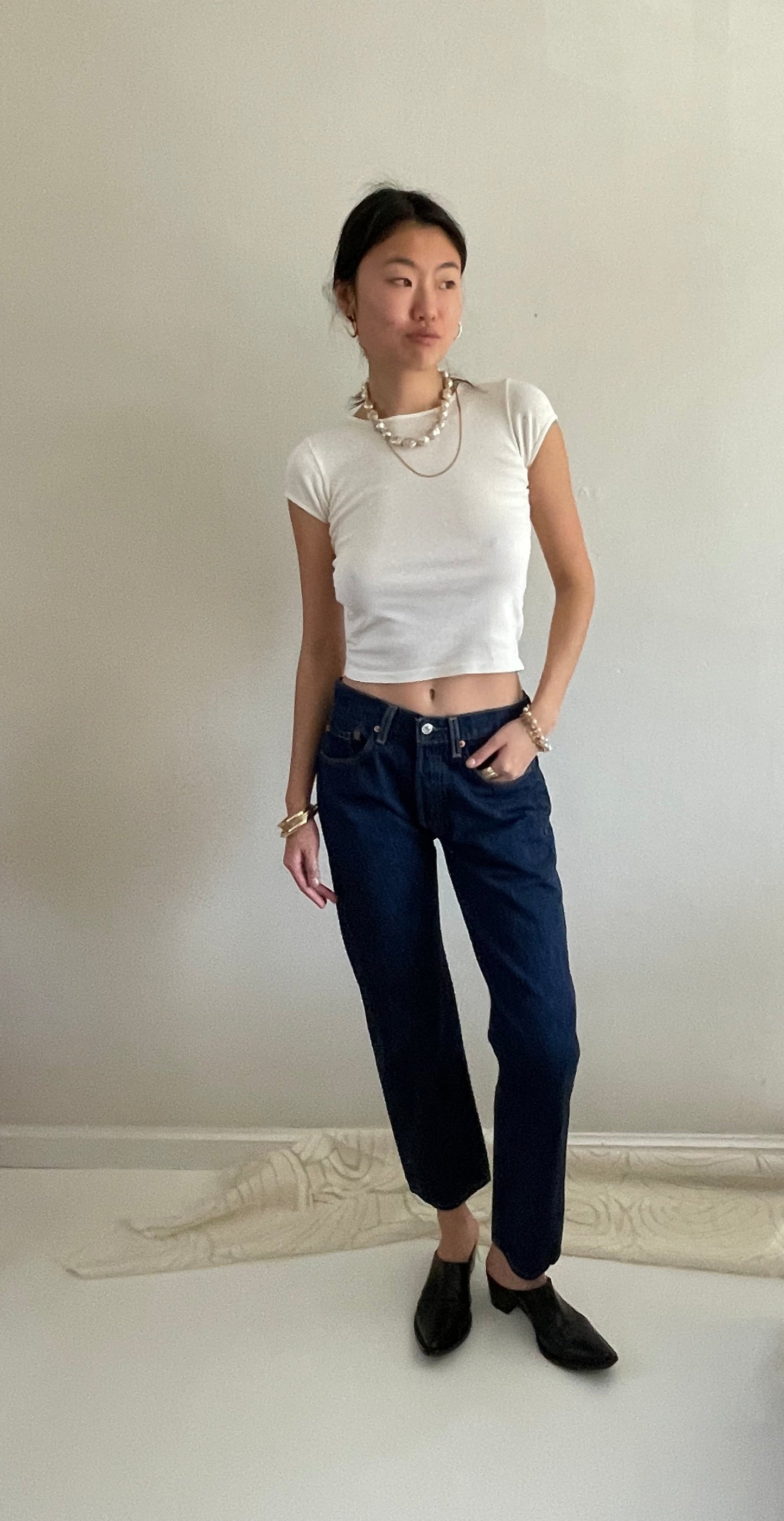 RESERVED vintage Levi's 501 button fly dark wash Levis jeans size 29 x 29