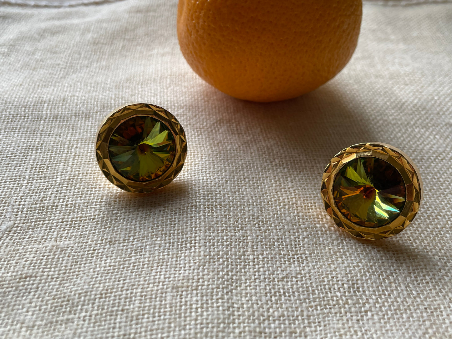 Vintage 90s glam cuff links jewelry