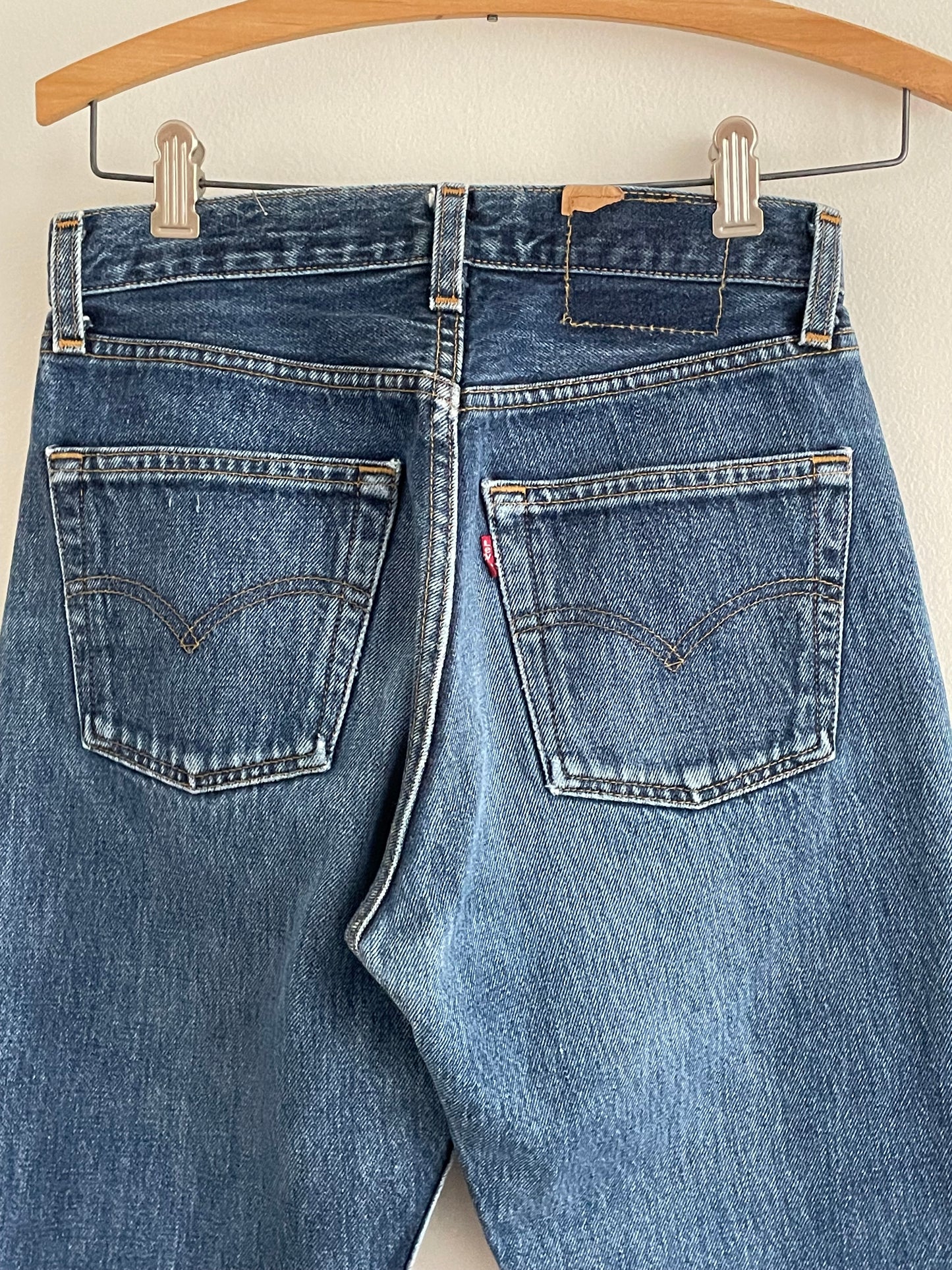 vintage Levi's 501 petite student fit button fly for women Levis jeans XXS size 25