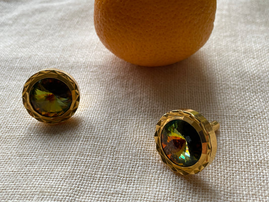 Vintage 90s glam cuff links jewelry