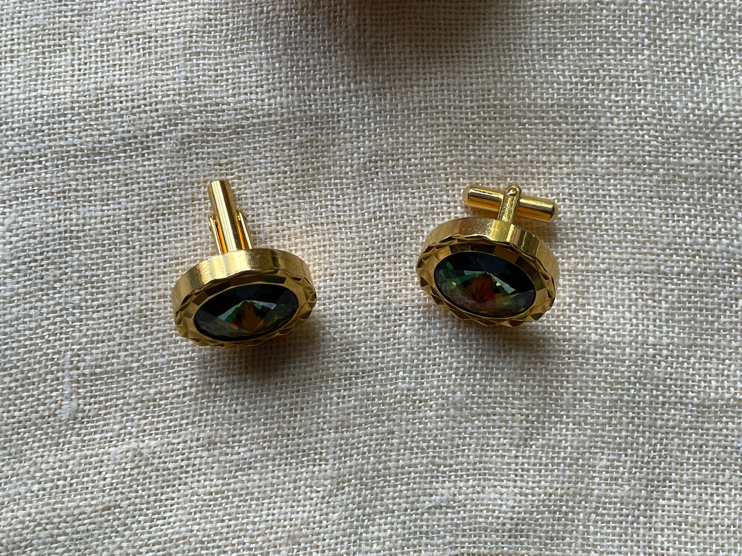 Vintage 90s glam cuff links jewelry