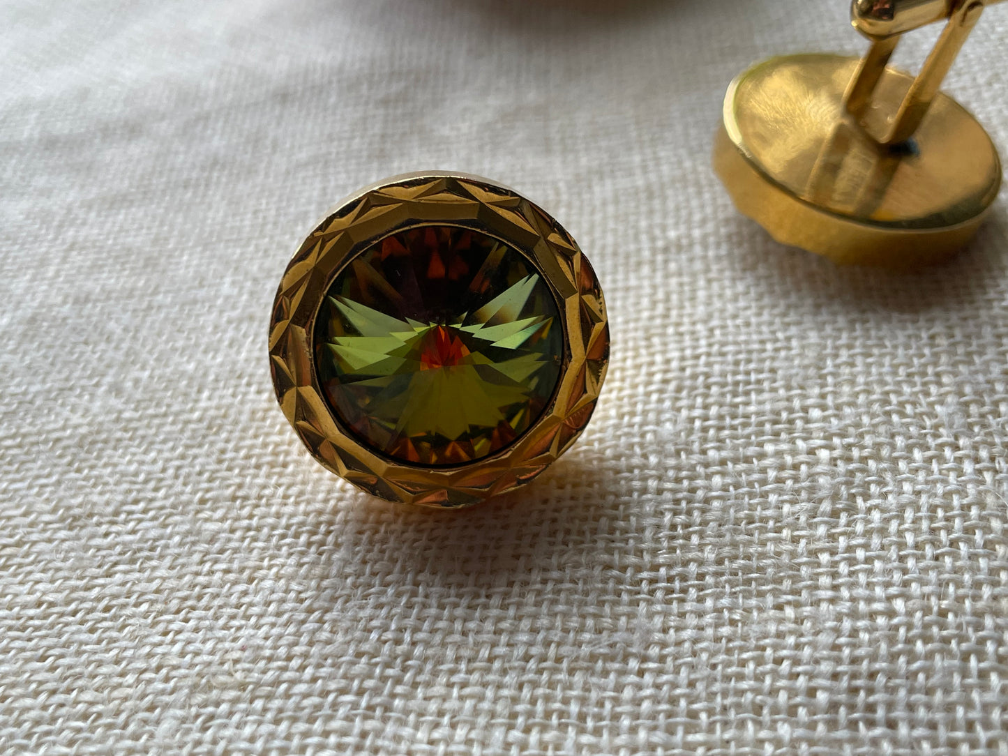 Vintage 90s glam cuff links jewelry