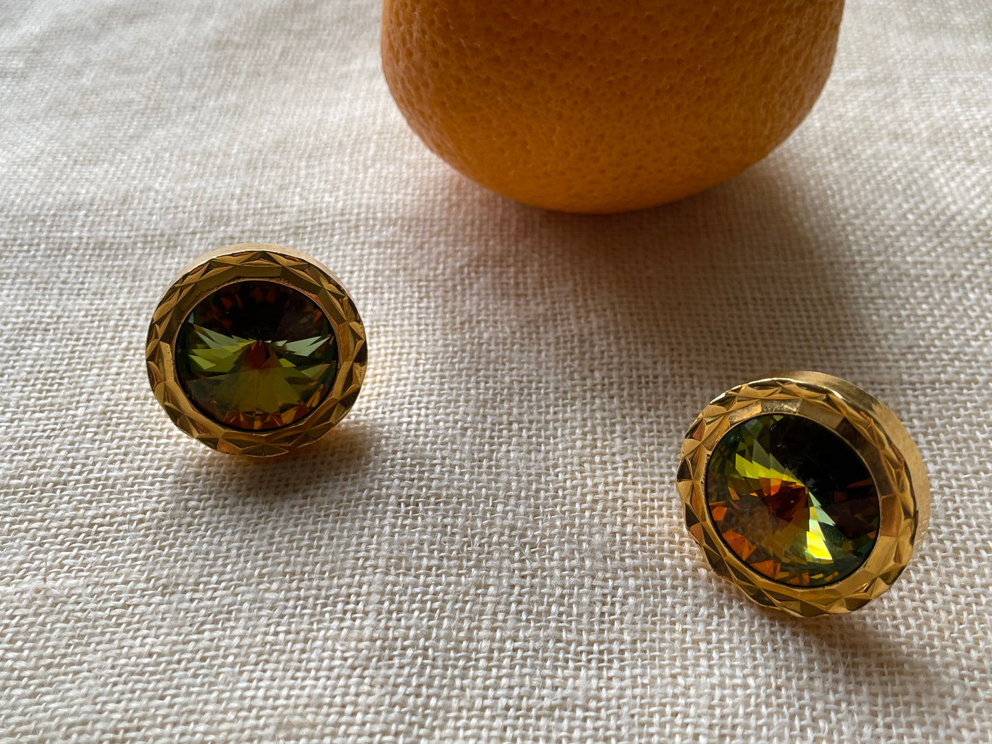 Vintage 90s glam cuff links jewelry
