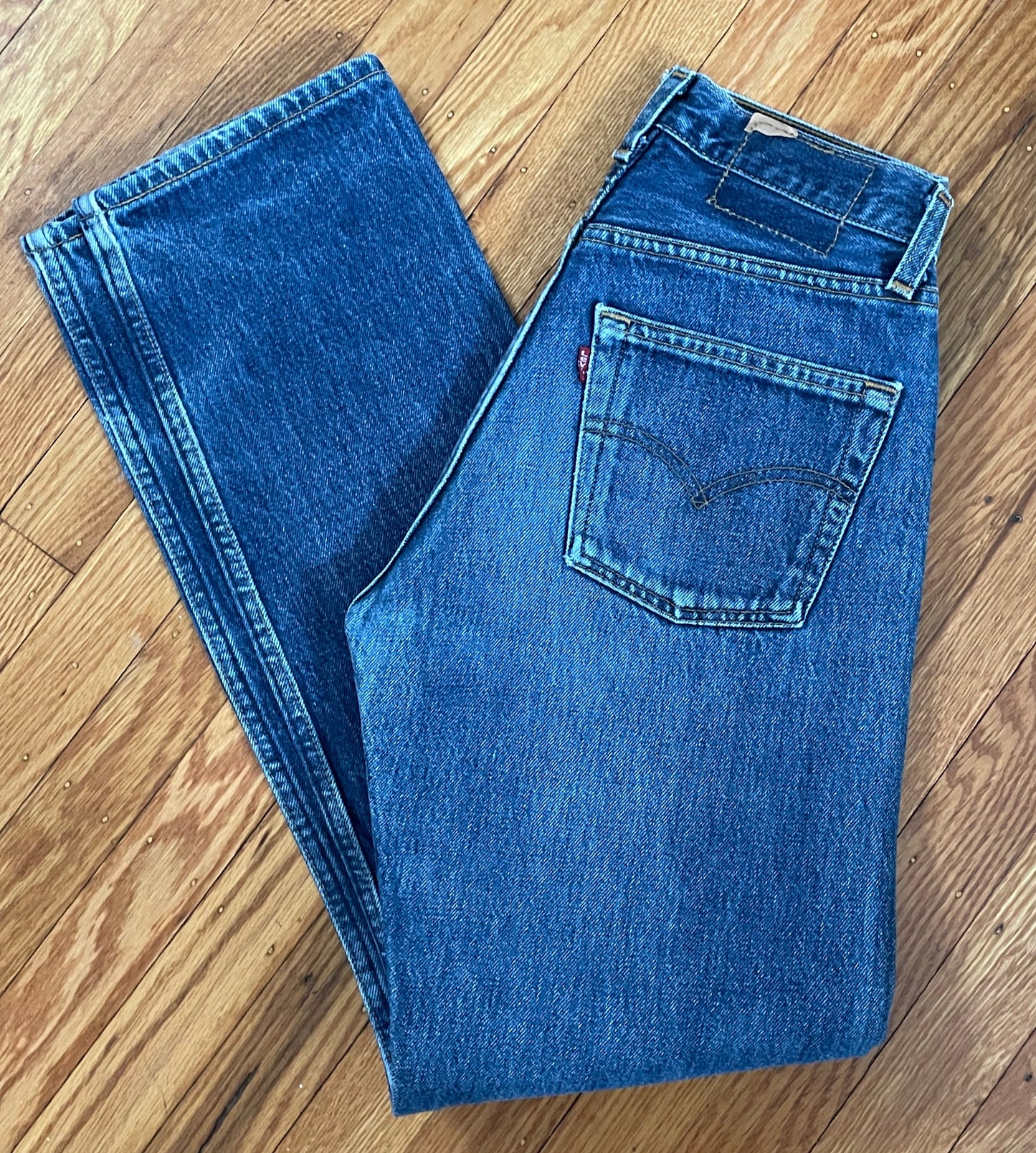 vintage Levi's 501 petite student fit button fly for women Levis jeans XXS size 25