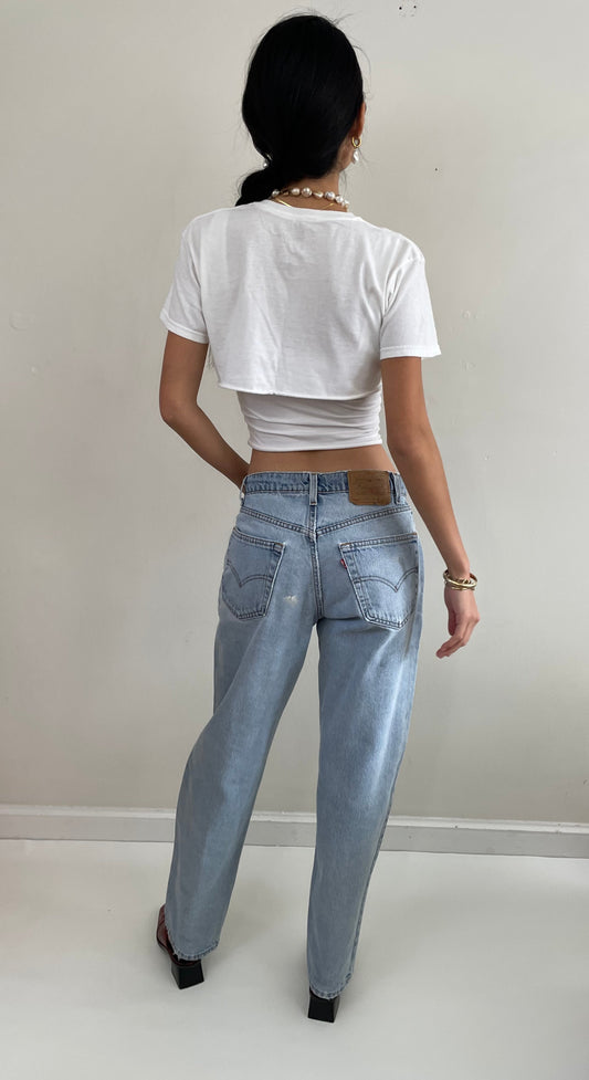 Vintage 80s Levis 550 Faded Relaxed Fit Jeans:  30x32